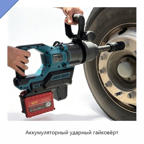 Аккумуляторный ударный гайковёрт