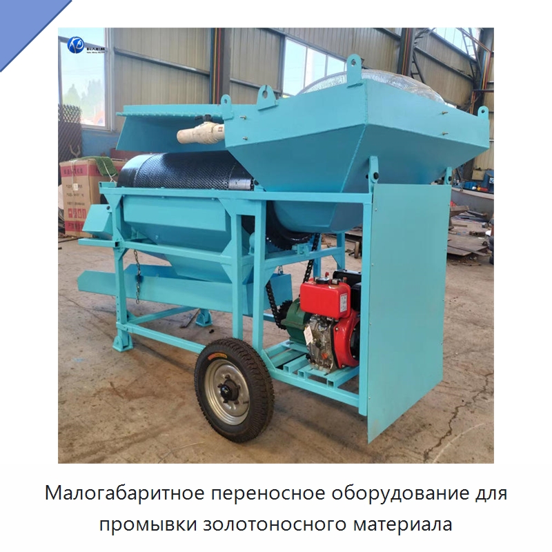 Малогабаритное переносное оборудование для промывки золотоносного материала — Горнодобывающее оборудование