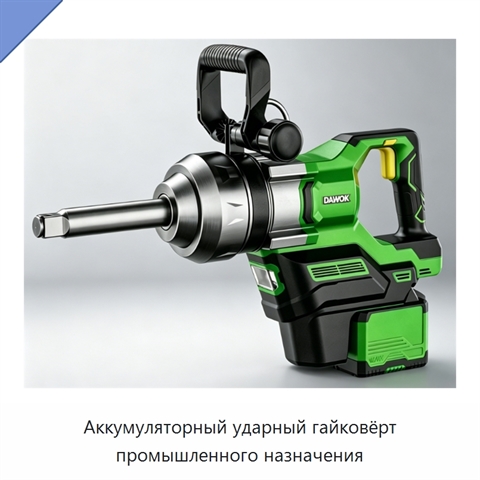 Аккумуляторный ударный гайковёрт промышленного назначения