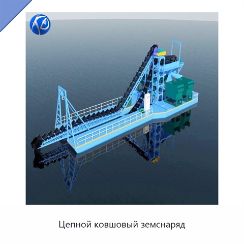 Цепной ковшовый земснаряд
