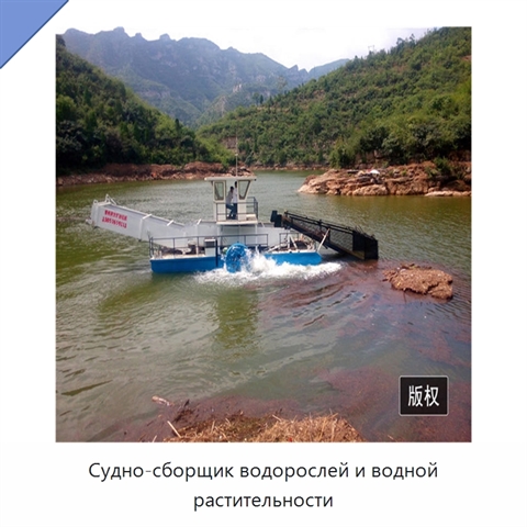 Судно-сборщик водорослей и водной растительности