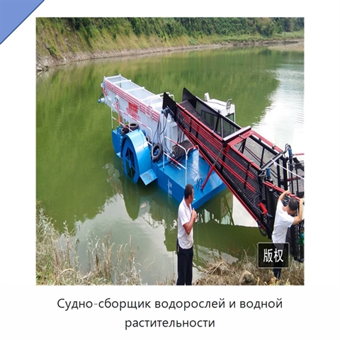 Судно-сборщик водорослей и водной растительности