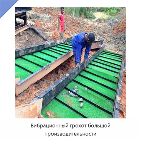 Вибрационный грохот большой производительности