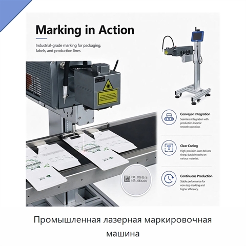 Промышленная лазерная маркировочная машина