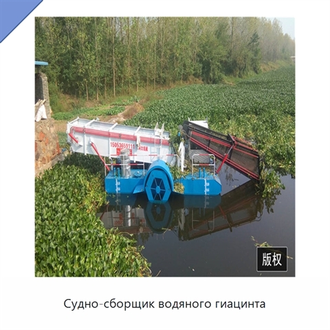 Судно-сборщик водяного гиацинта