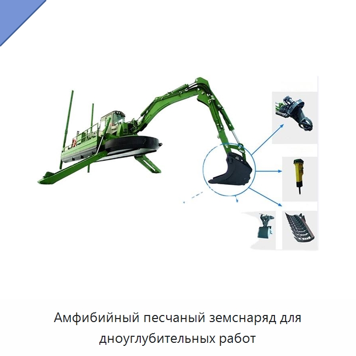Амфибийный песчаный земснаряд для дноуглубительных работ — Горнодобывающее оборудование