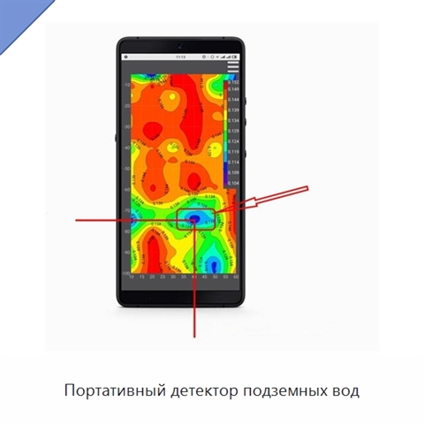 Портативный детектор подземных вод