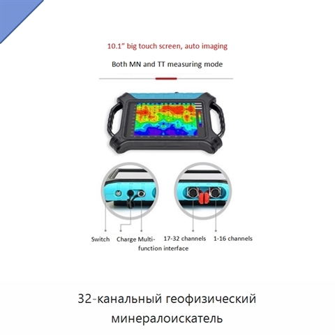 32-канальный геофизический минералоискатель