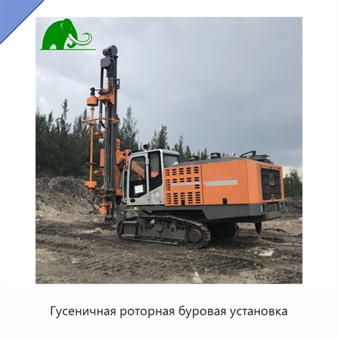 Гусеничная роторная буровая установка