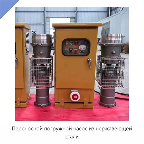 Переносной погружной насос из нержавеющей стали