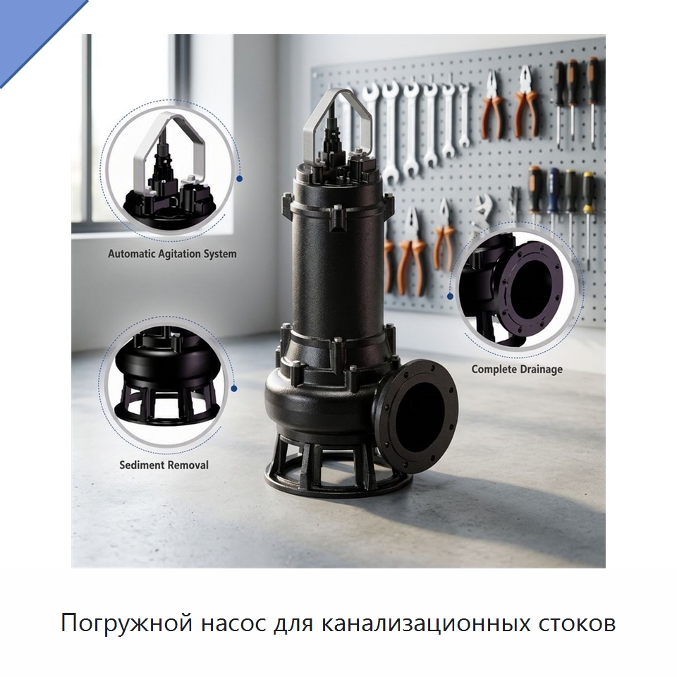 Погружной насос для канализационных стоков — Насосы
