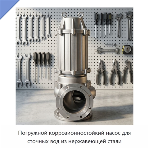 Погружной коррозионностойкий насос для сточных вод из нержавеющей стали