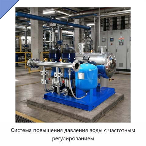 Система повышения давления воды с частотным регулированием