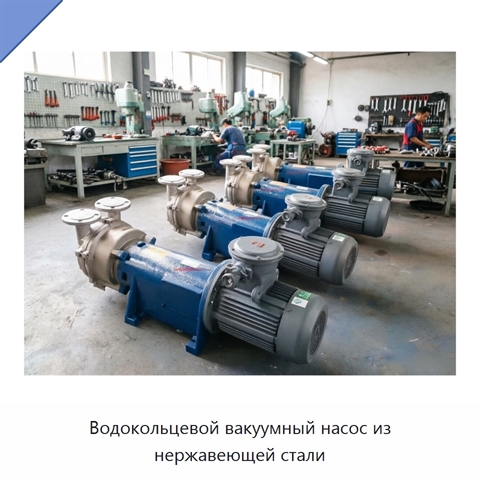 Водокольцевой вакуумный насос из нержавеющей стали