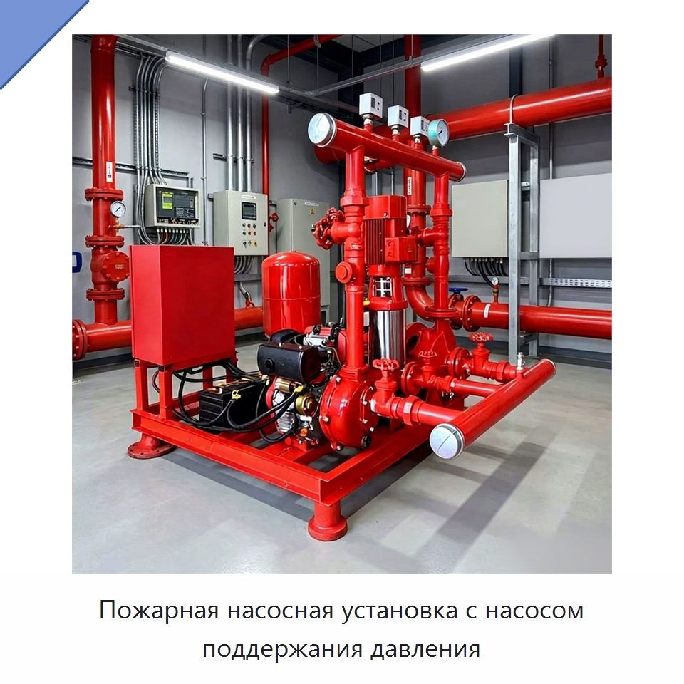 Пожарная насосная установка с насосом поддержания давления — Насосы