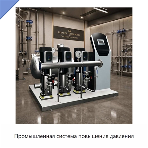 Промышленная система повышения давления