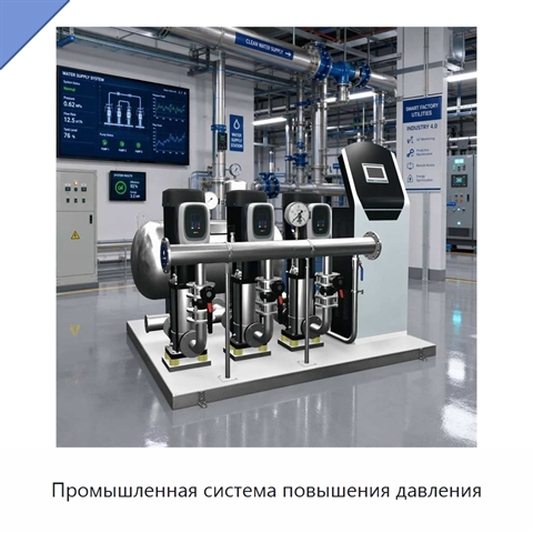 Промышленная система повышения давления