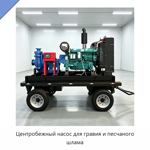 Центробежный насос для гравия и песчаного шлама