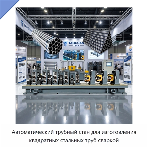 Автоматический трубный стан для изготовления квадратных стальных труб сваркой