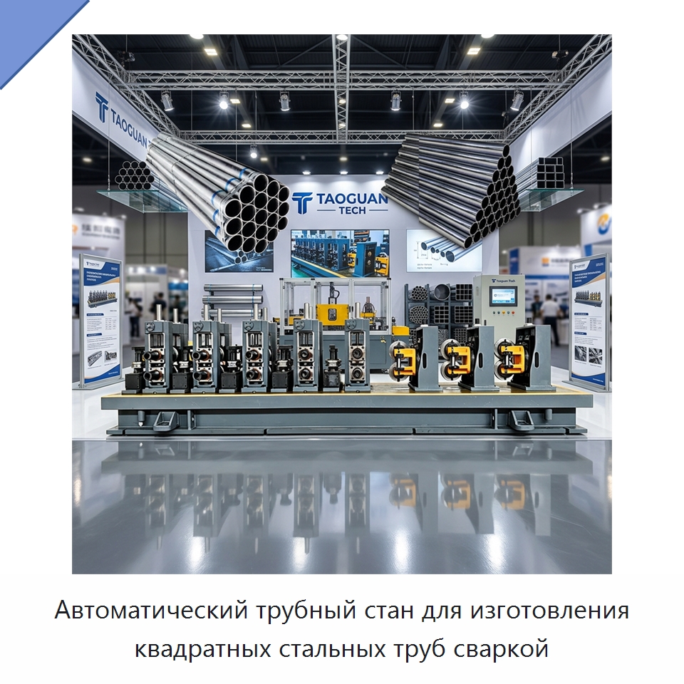 Автоматический трубный стан для изготовления квадратных стальных труб сваркой — Оборудование для производства труб