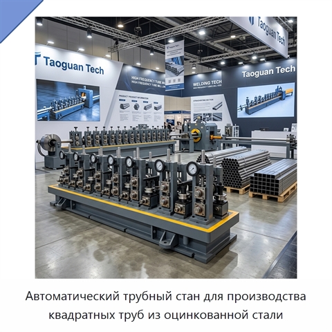 Автоматический трубный стан для производства квадратных труб из оцинкованной стали