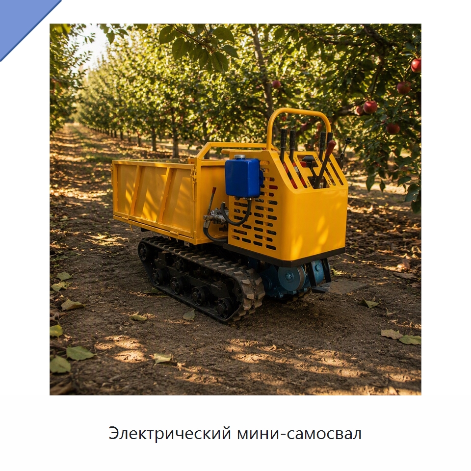 Электрический мини-самосвал — Землеройная техника