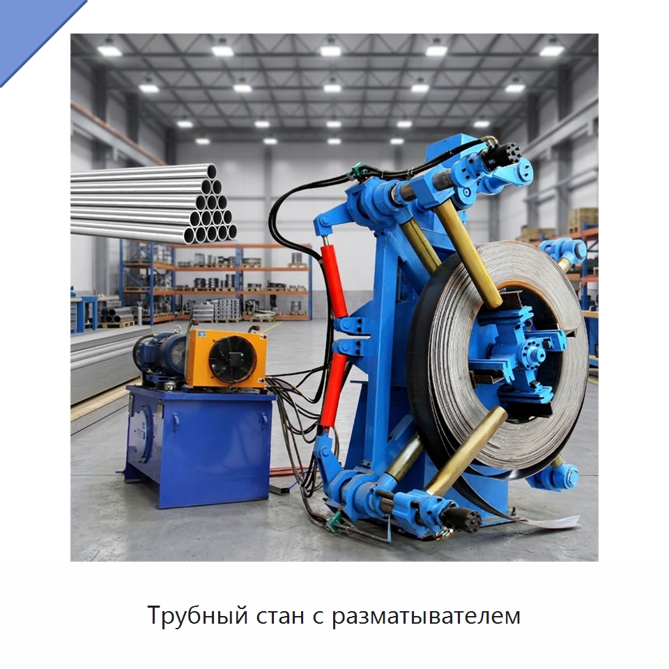 Трубный стан с разматывателем — Оборудование для производства труб