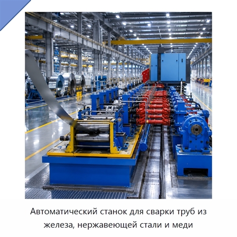 Автоматический станок для сварки труб из железа, нержавеющей стали и меди