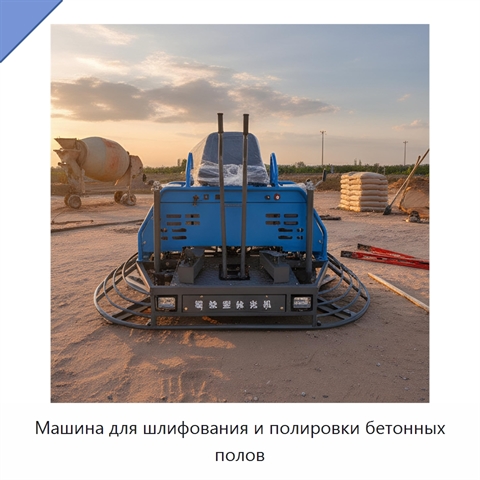 Машина для шлифования и полировки бетонных полов