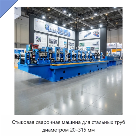 Стыковая сварочная машина для стальных труб диаметром 20–315 мм