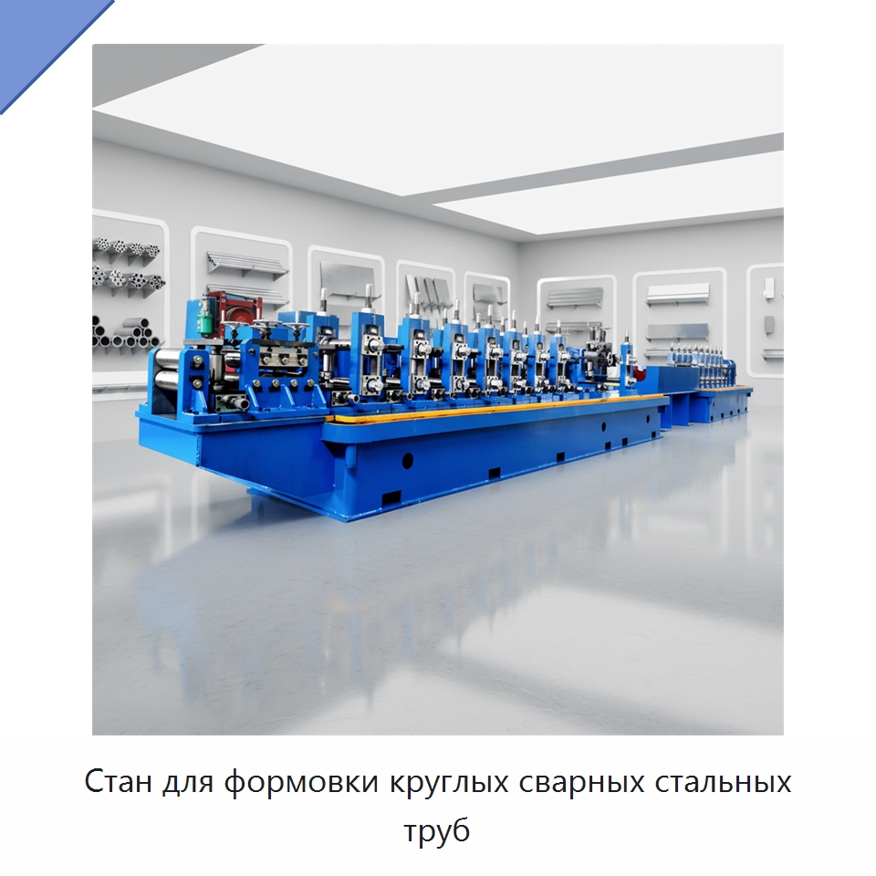 Стан для формовки круглых сварных стальных труб — Оборудование для производства труб