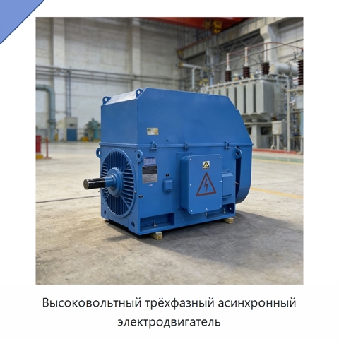 Высоковольтный трёхфазный асинхронный электродвигатель
