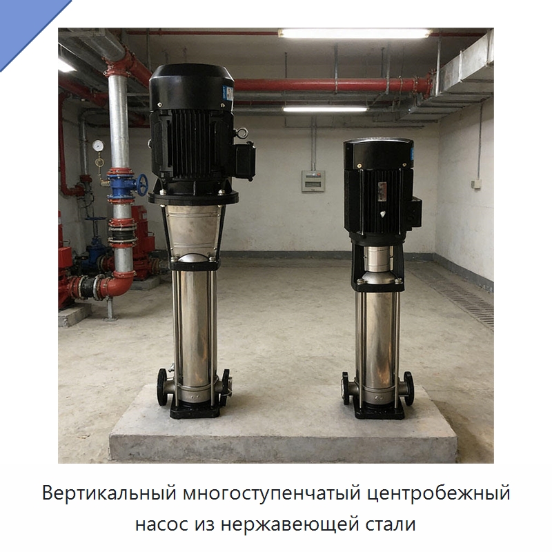 Вертикальный многоступенчатый центробежный насос из нержавеющей стали — Насосы