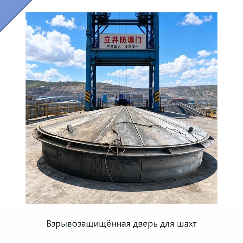 Взрывозащищённая дверь для шахт — Горнодобывающее оборудование