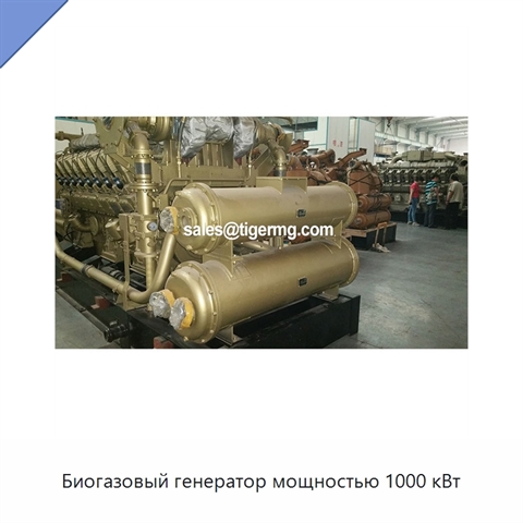 Биогазовый генератор мощностью 1000 кВт