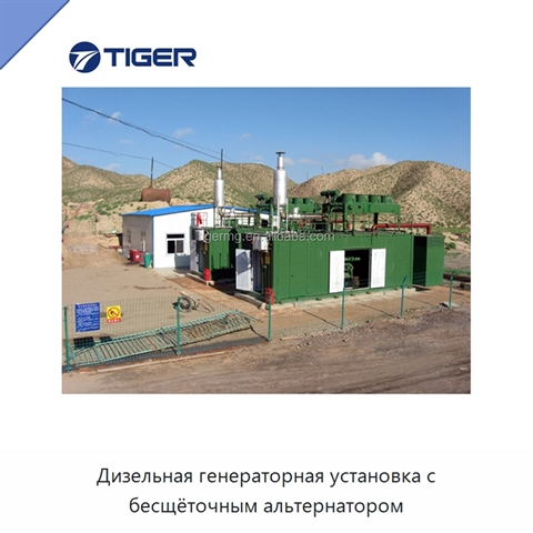 Дизельная генераторная установка с бесщёточным альтернатором