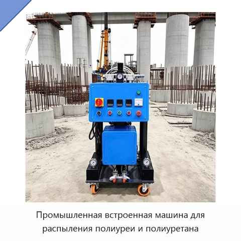 Промышленная встроенная машина для распыления полиуреи и полиуретана