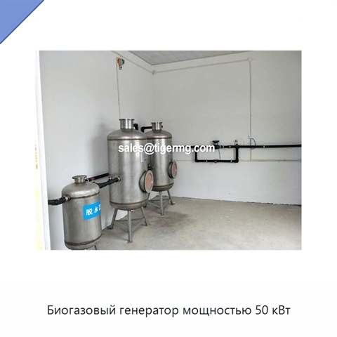 Биогазовый генератор мощностью 50 кВт
