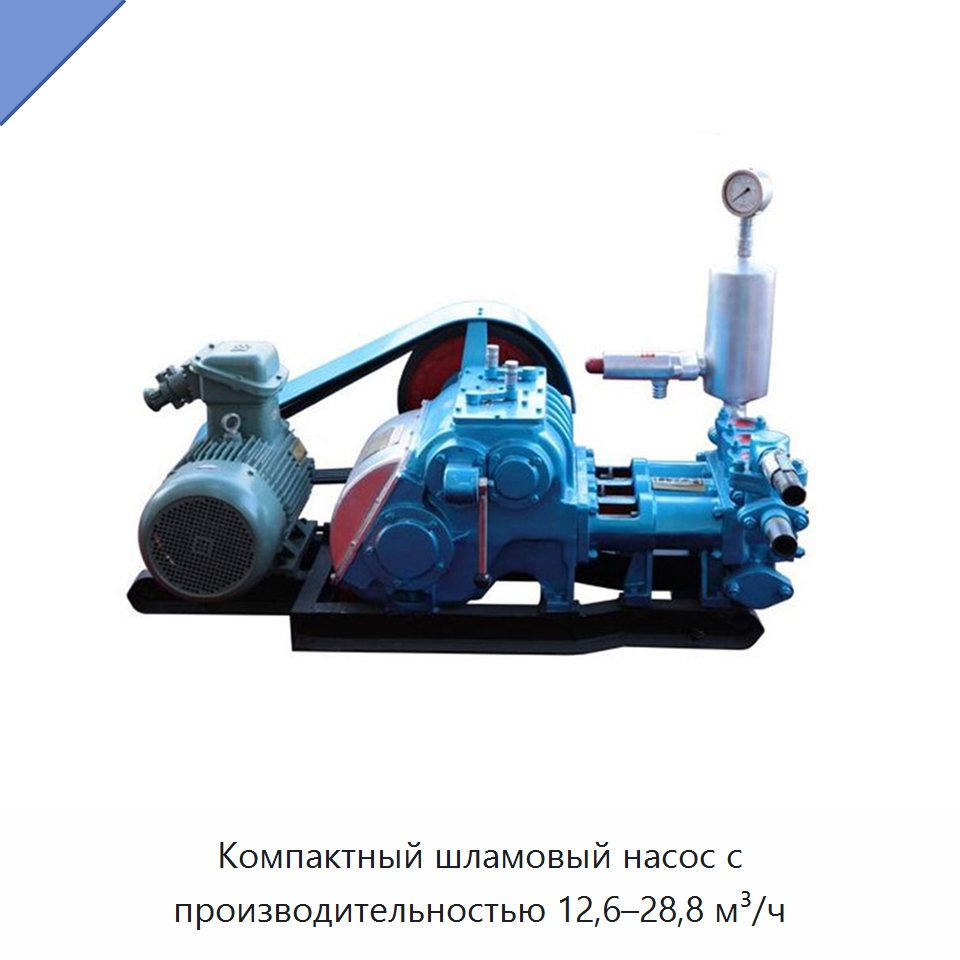 Компактный шламовый насос с производительностью 12,6–28,8 м³/ч — Горнодобывающее оборудование