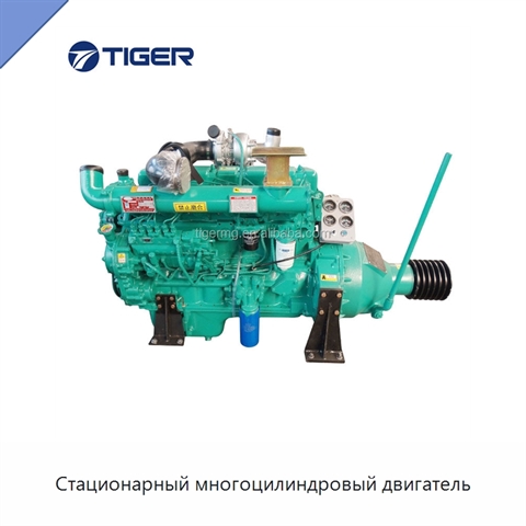 Стационарный многоцилиндровый двигатель