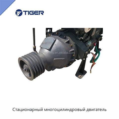 Стационарный многоцилиндровый двигатель