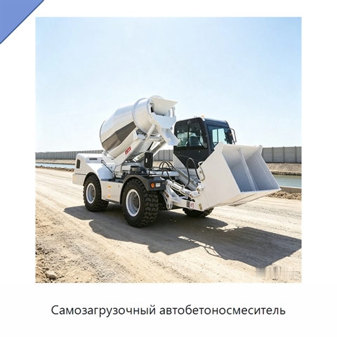 Самозагрузочный автобетоносмеситель