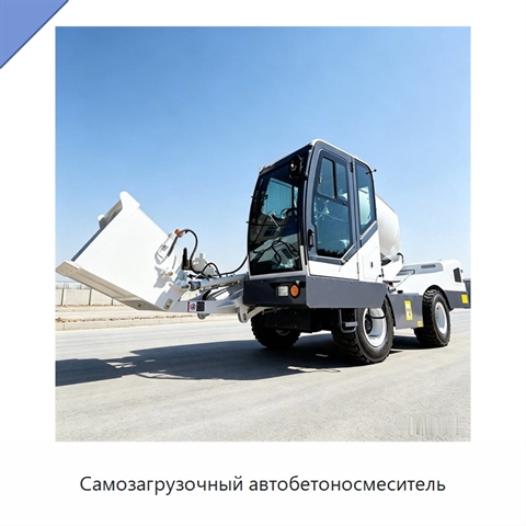 Самозагрузочный автобетоносмеситель