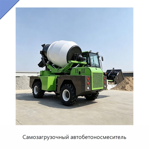 Самозагрузочный автобетоносмеситель