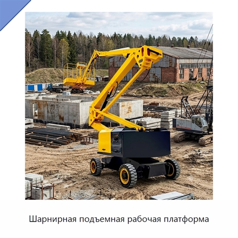 Шарнирная подъемная рабочая платформа