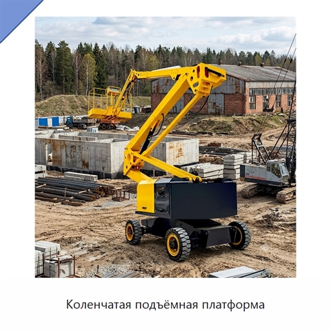 Коленчатая подъёмная платформа
