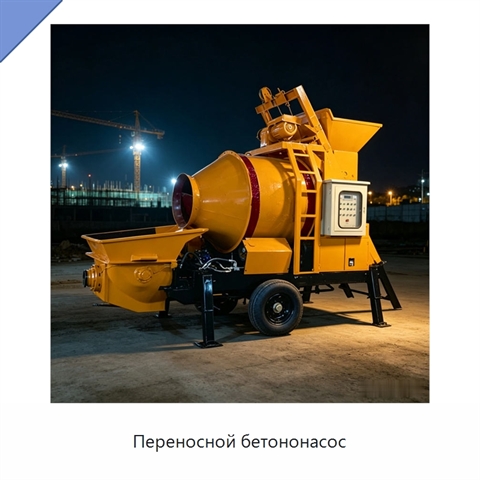 Переносной бетононасос