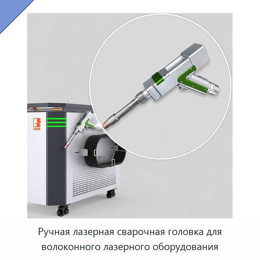Ручная лазерная сварочная головка для волоконного лазерного оборудования — Комплектующие для лазерного оборудования