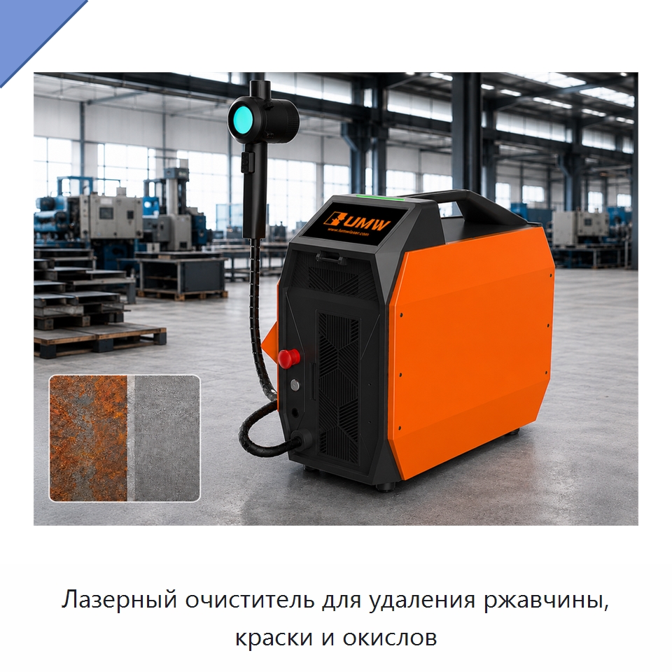 Лазерный очиститель для удаления ржавчины, краски и окислов — Установки лазерной очистки