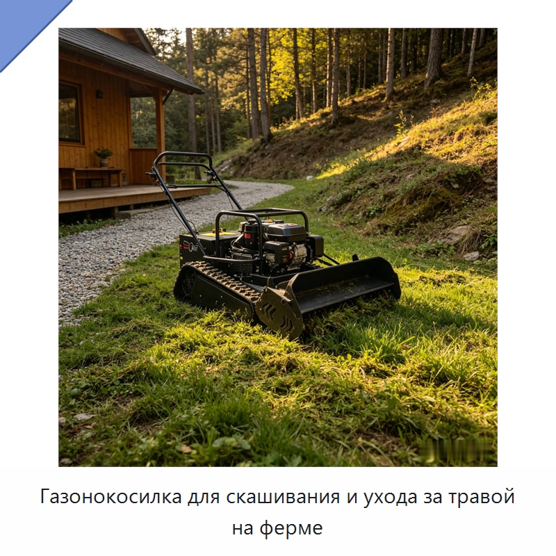Газонокосилка для скашивания и ухода за травой на ферме — Коммунальная техника